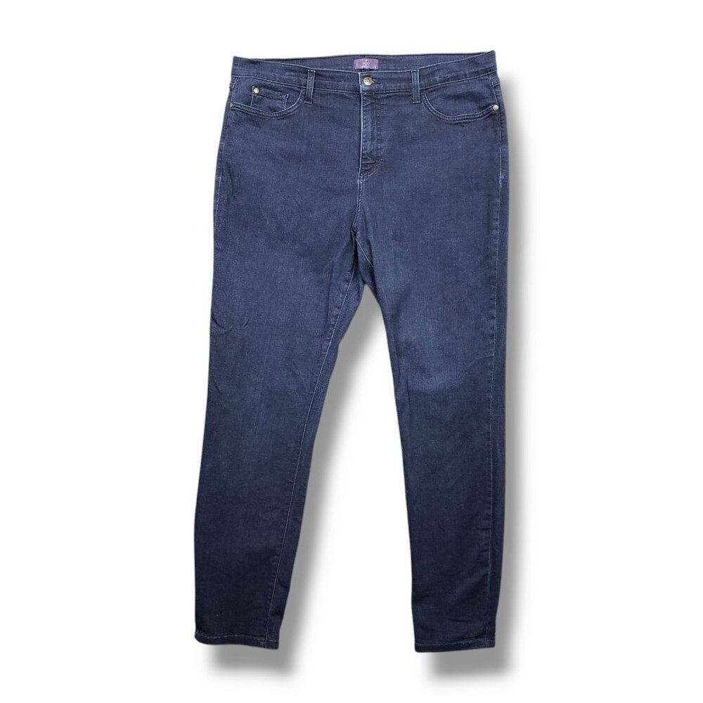 NYDJ Skinny Jeans Womens 16 High Rise Lift Tuck